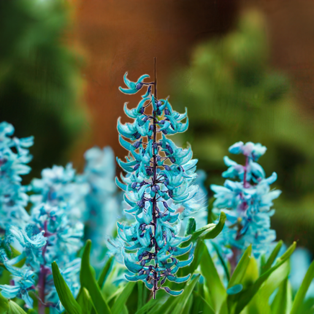 Blue Jade Vine (Strongylodon macrobotrys) Live Plant shop