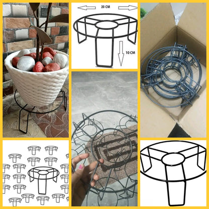 Round Metal pot stand combo pack 12