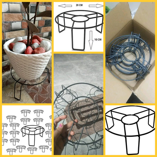 Round Metal pot stand combo pack 12