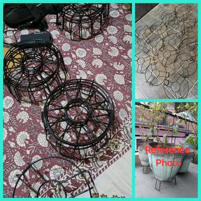 Round Metal pot stand combo pack 12
