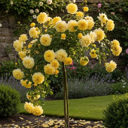 Buy Stand Rose Plant Online in India | Standard Tree Rose | Outdoor Flowering Rose Plant | Ashiyana Store