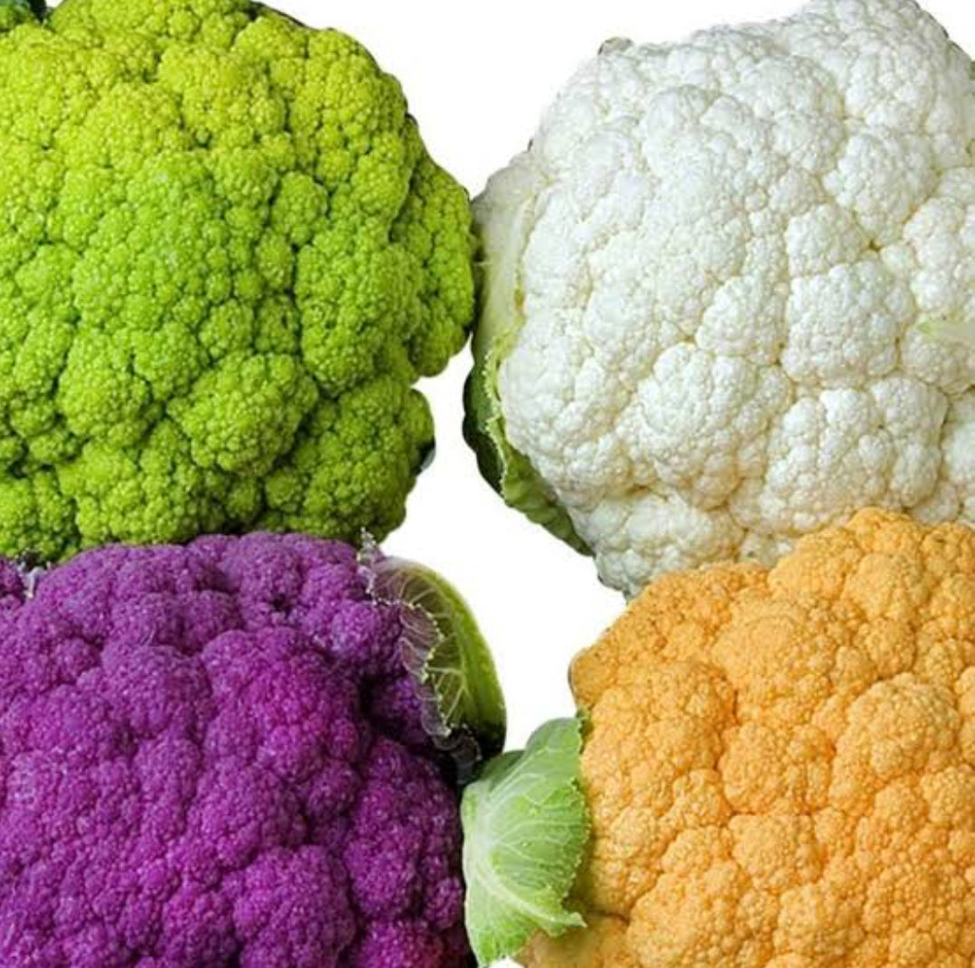 Cauliflower 4 colour combo vegitable seeds