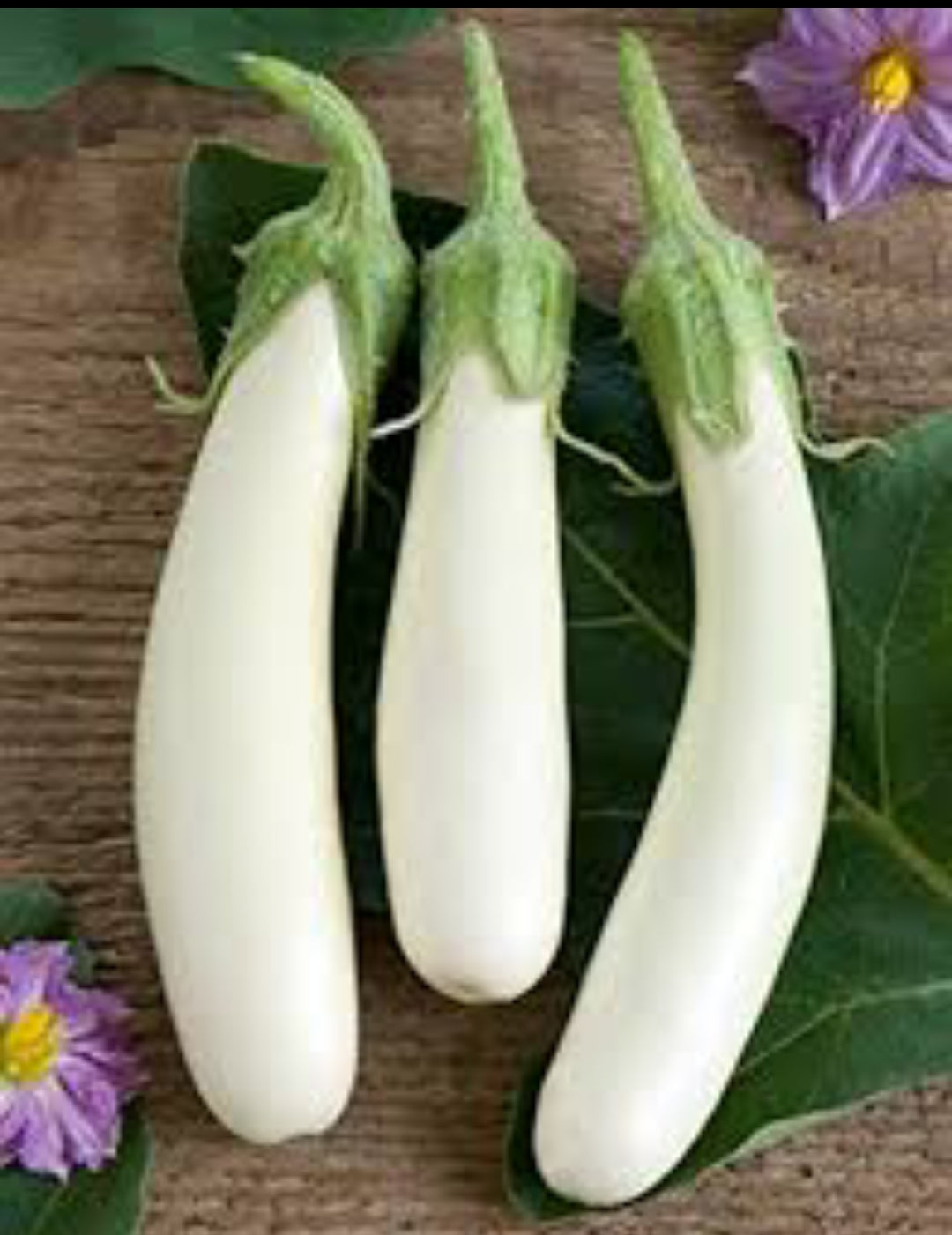 White Brinjal Long hybrid vegitable seeds