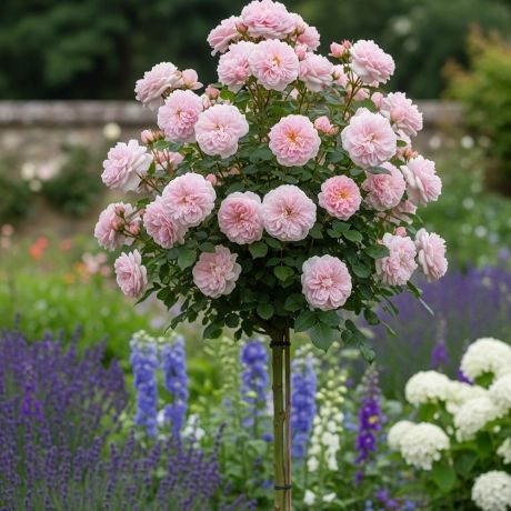 Buy Stand Rose Plant Online in India | Standard Tree Rose | Outdoor Flowering Rose Plant | Ashiyana Store