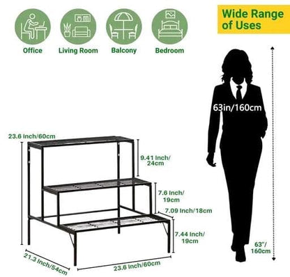 3 Step stand for planters gardening uses